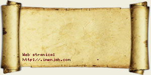 Una Vujanović vizit kartica